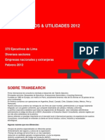 Bonos & Utilidades 2012: 372 Ejecutivos de Lima Diversos Sectores Empresas Nacionales y Extranjeras Febrero 2012