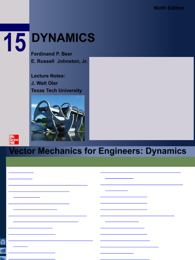 Kinematics of Rigid Bodies Dynamics | PDF | Rotation Around A Fixed ...