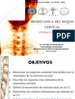 Biomecanica de La Columna Cervical