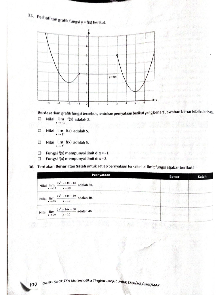 Latihan Limit | PDF