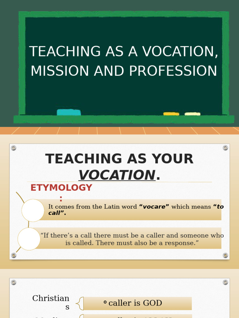 Teachingasyourvocationmissionandprofession-180919144738.Pptx 20251004 ...