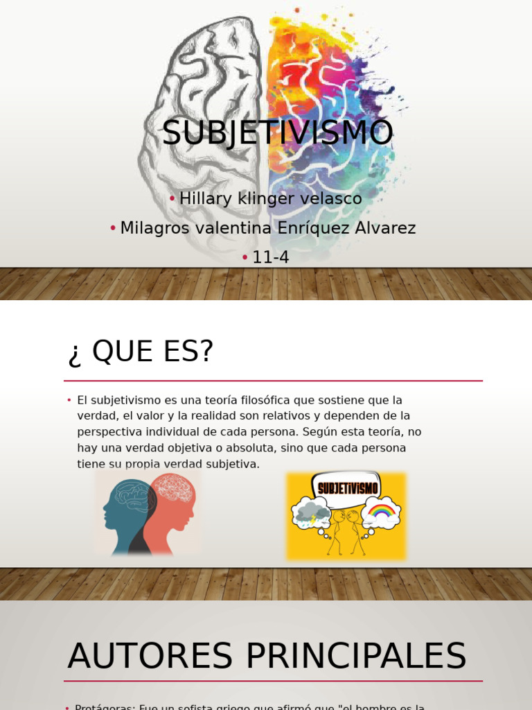 Copia de Subjetivismo | PDF