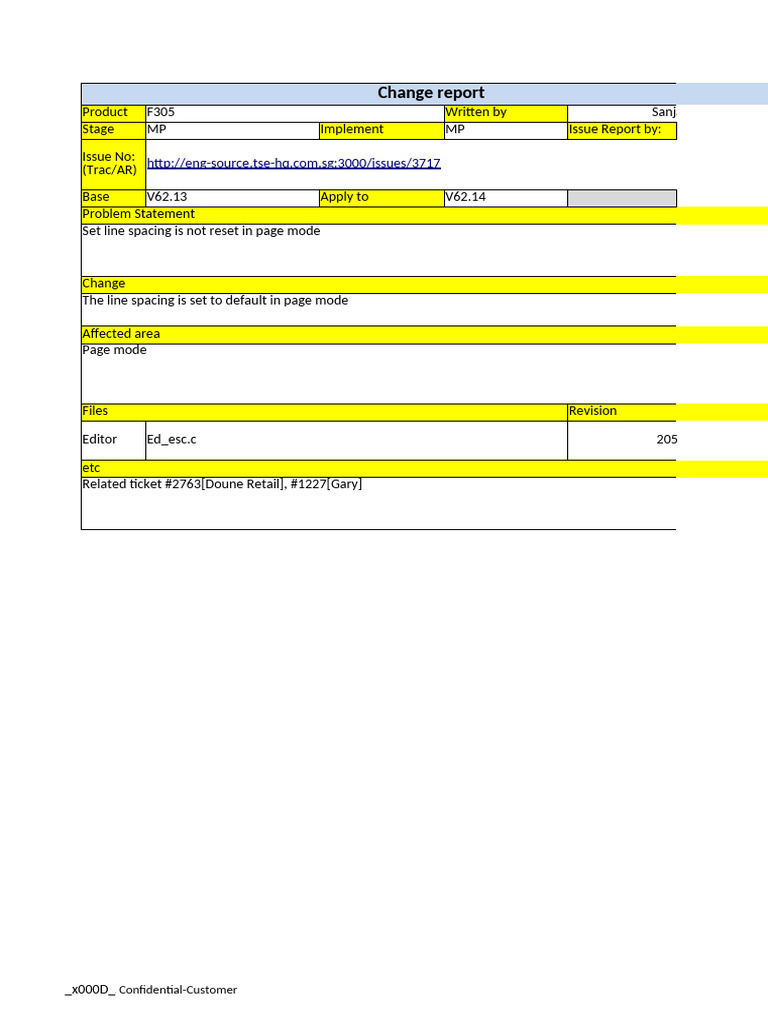 SoftwareChangeReport (#3717) | PDF | Computing | Computer Programming