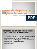 Taller de Seguridad e Higiene Industrial: UNIDAD 2. Seguridad en Las Operaciones