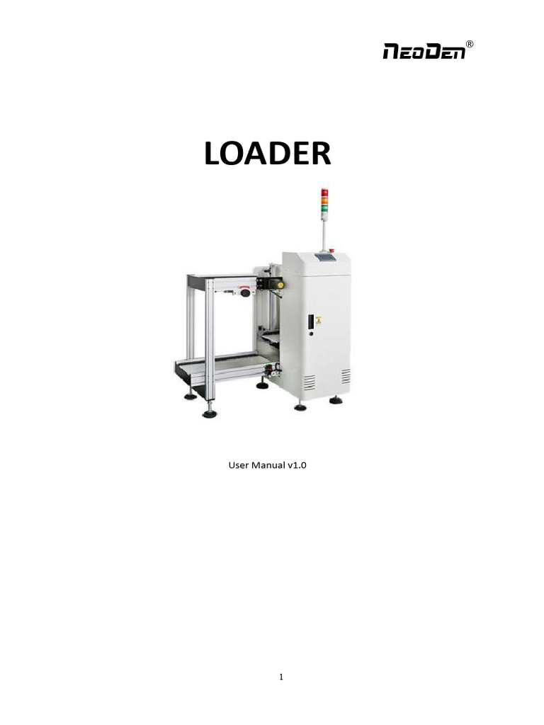 Loader User Manual and Operation Guide | PDF