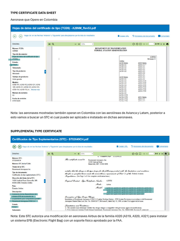 TC y STC | PDF