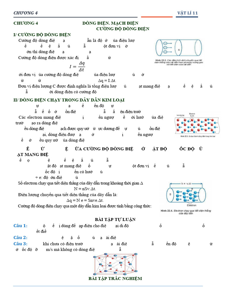 Chuong 4 Dong Dien. Mach Dien (Gui Lop) | PDF