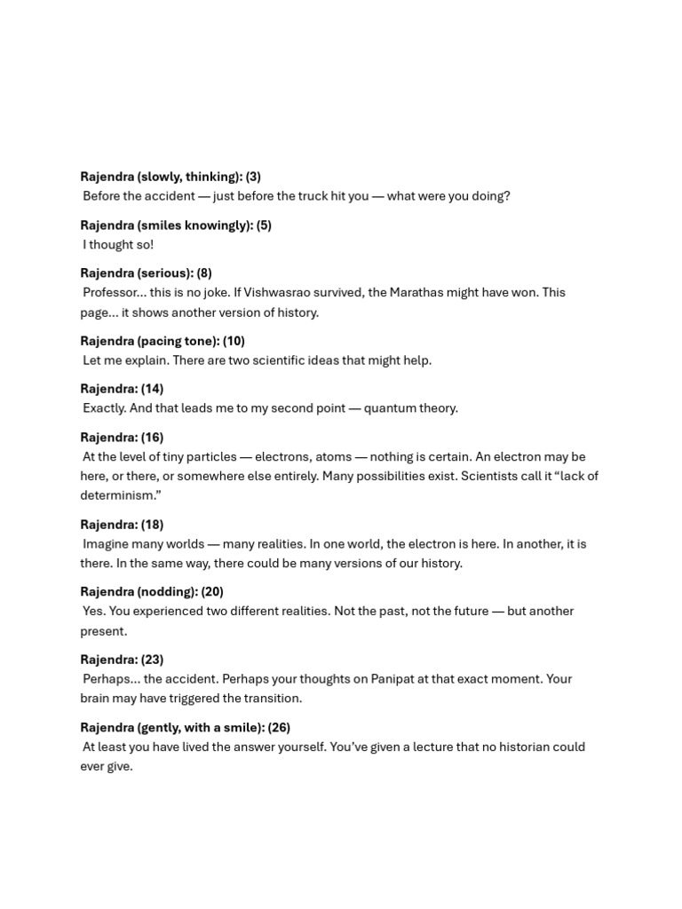 Rajendra Dialogues English Project | PDF
