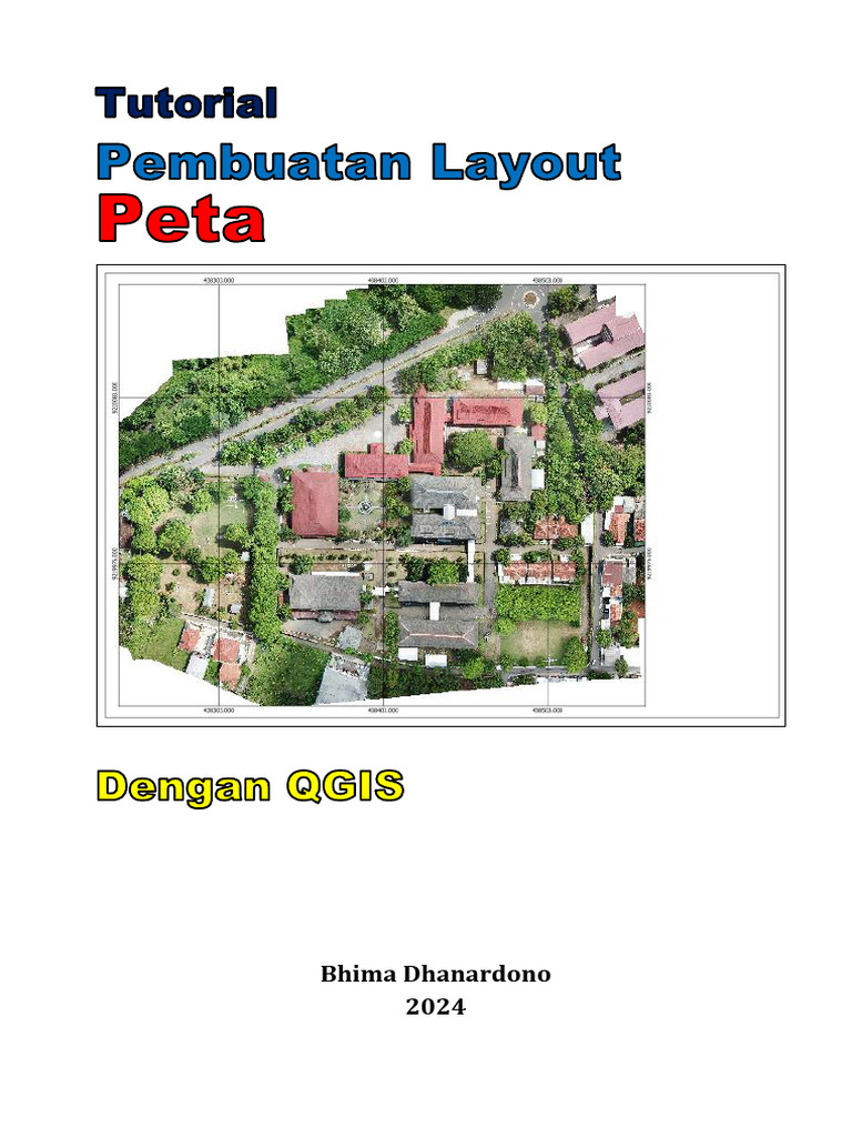 Tutorial Layout Peta di QGIS | PDF