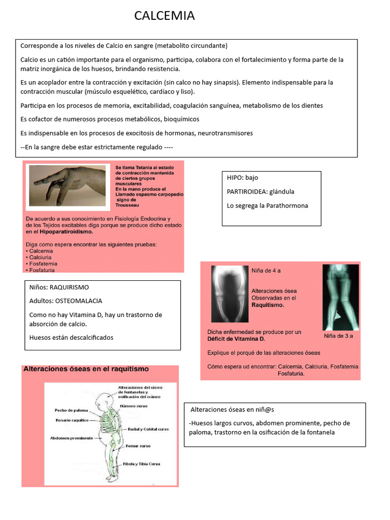 CALCEMIA | PDF | Calcio | Vitamina D