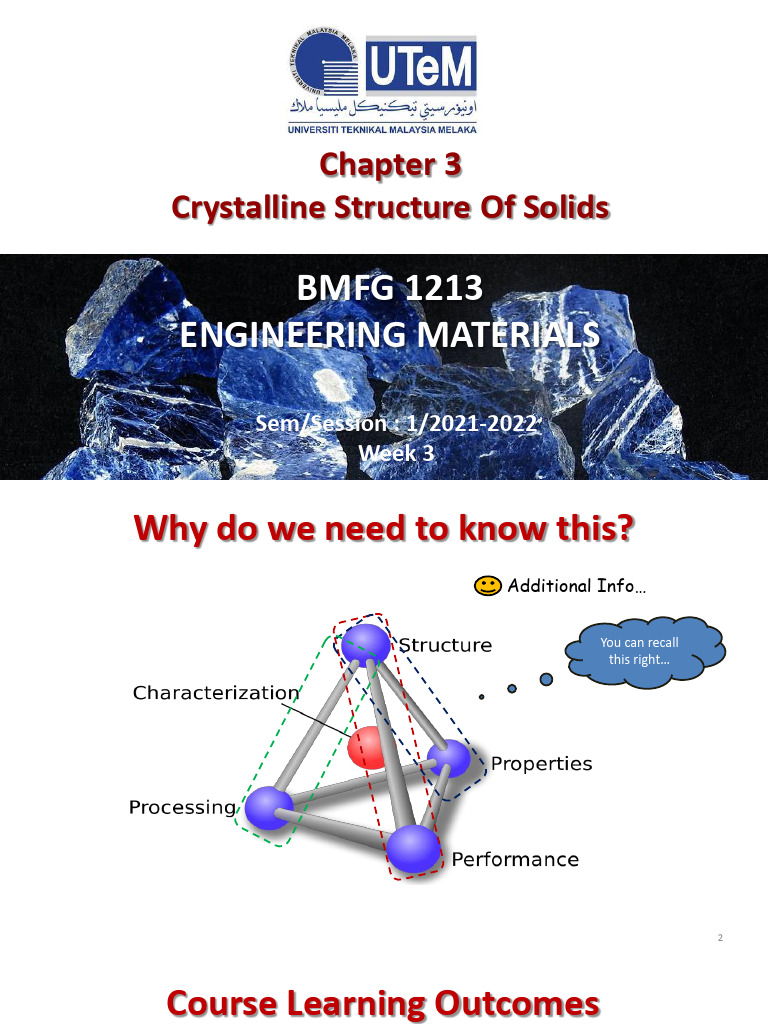 Crystalline Structure of Solids Explained | PDF | Crystal Structure ...