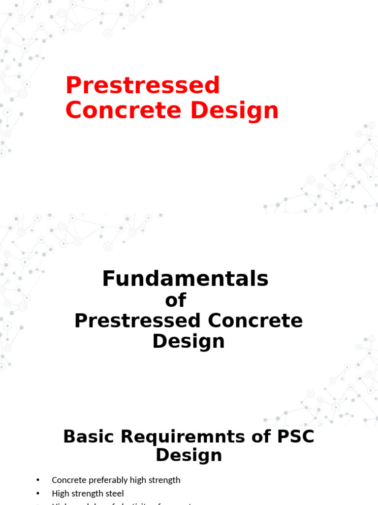 Fundamentals of Prestressed Concrete Design | PDF | Prestressed ...