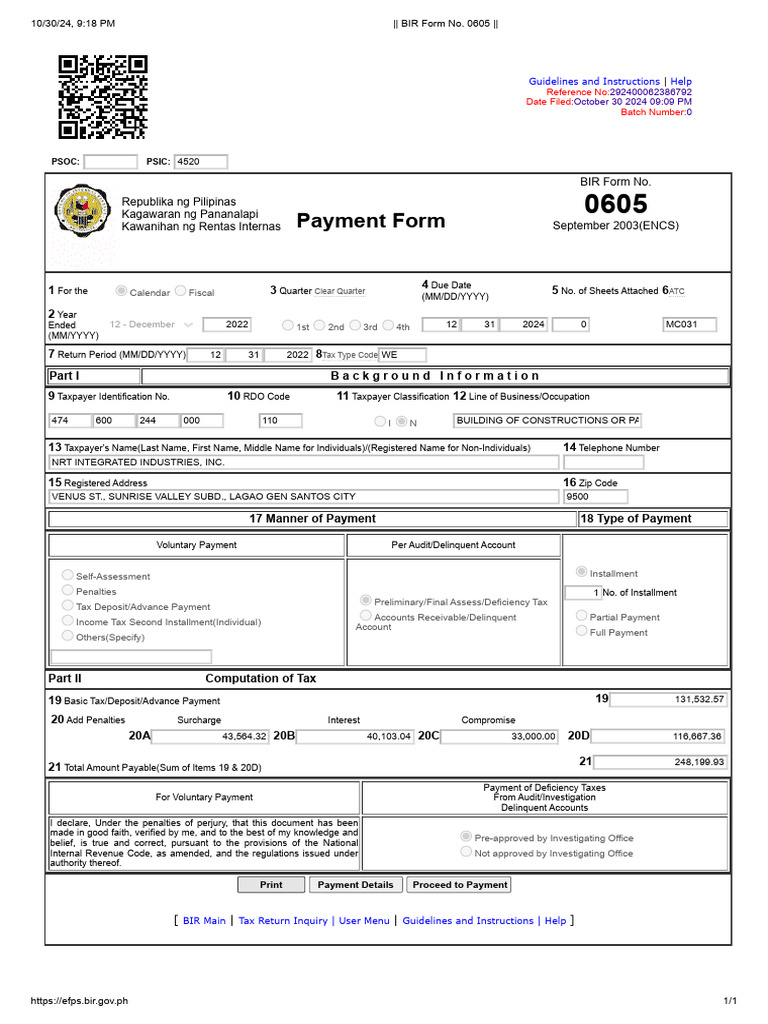 Inbound 1460672464237455723 | PDF | Taxes | Payments