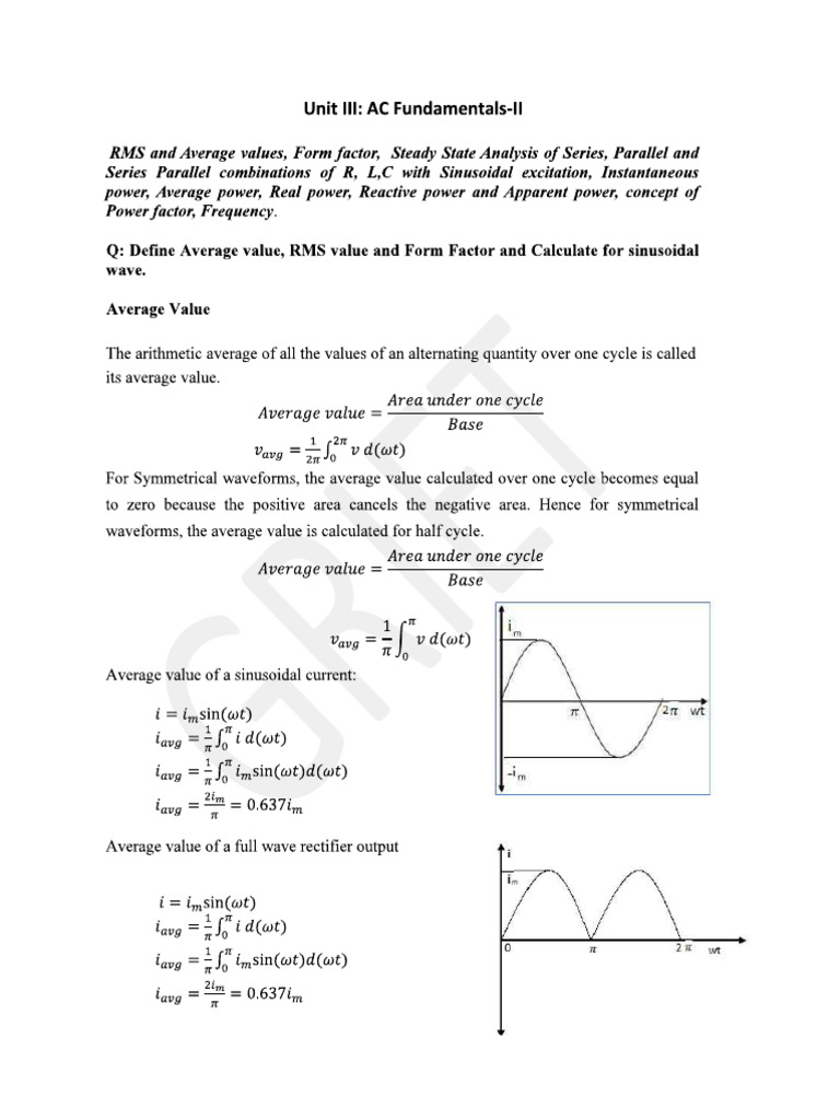 AC Theory 2 EE | PDF