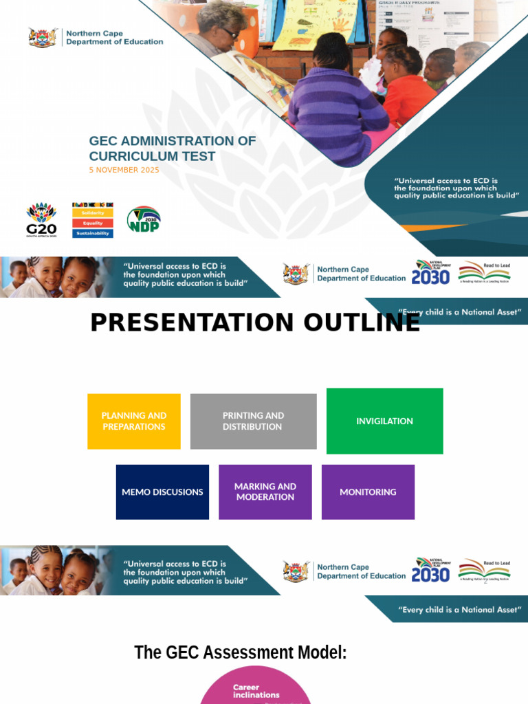 GEC Curriculum Test Administration Guide | PDF