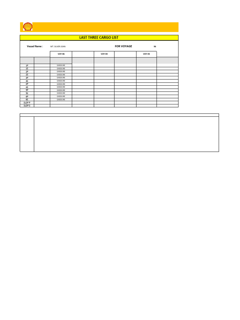 Appendix 10 - Vessel Name - Xxxxxxxxx - L3C & TC Method | PDF ...