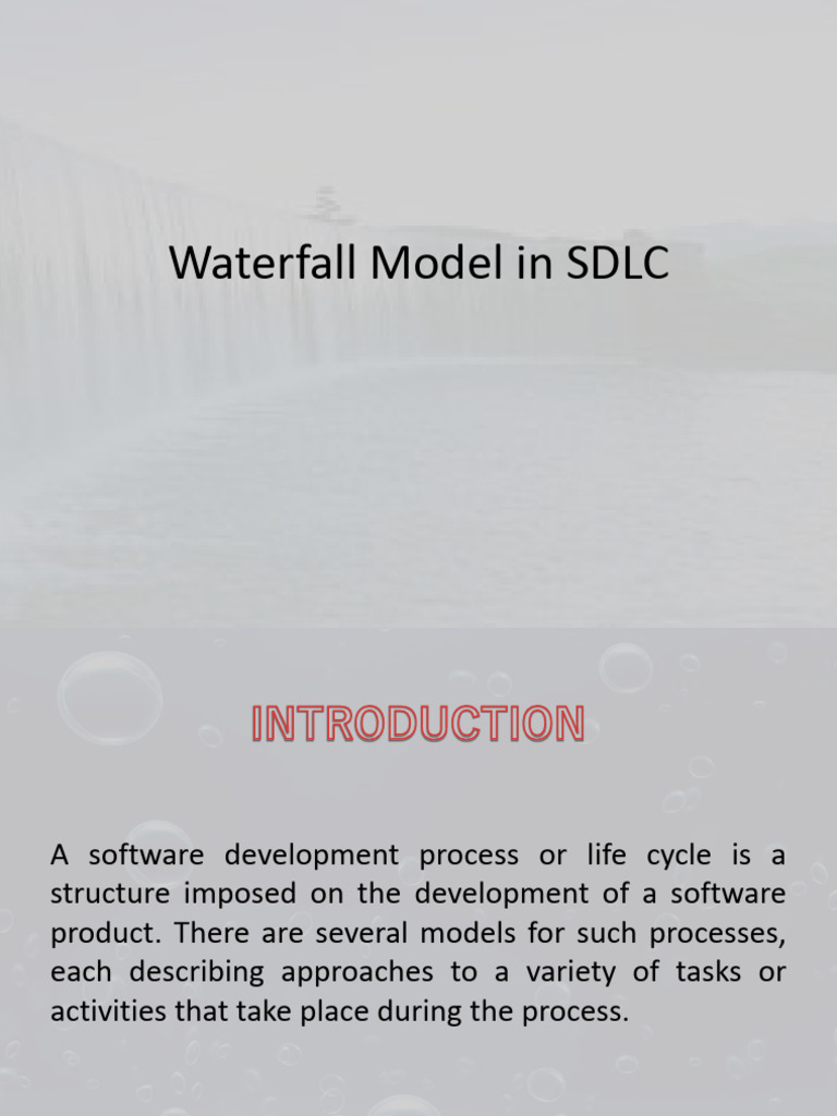 Understanding the Waterfall Model in SDLC | PDF | Software Development ...