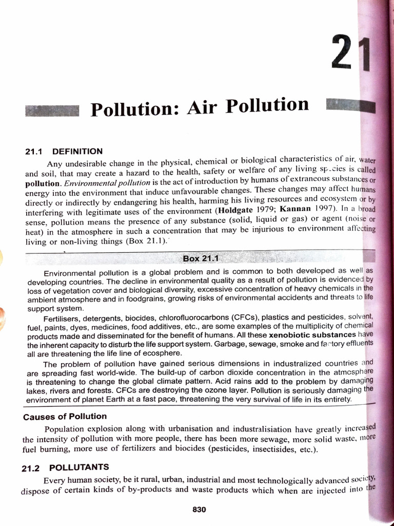 Understanding Air Pollution Causes and Effects | PDF | Exhaust Gas ...