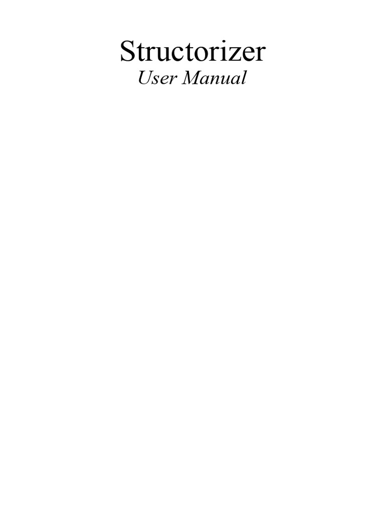 Structorizer User Manual Guide | PDF | Parsing | Reserved Word