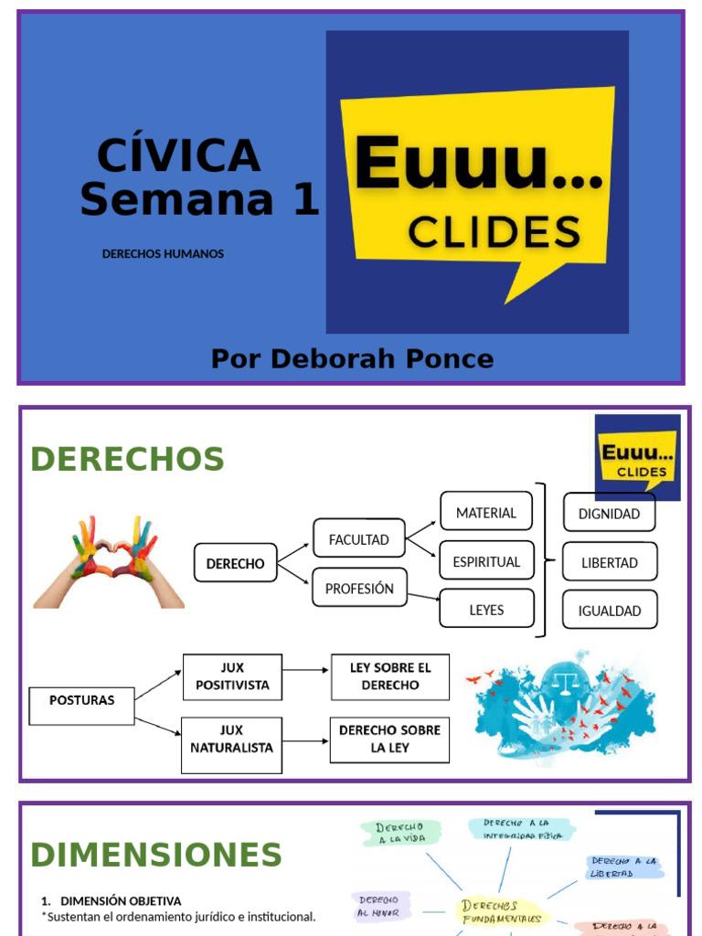 Derechos Humanos y Sujeto de Derecho | PDF | Derechos humanos | Derecho ...