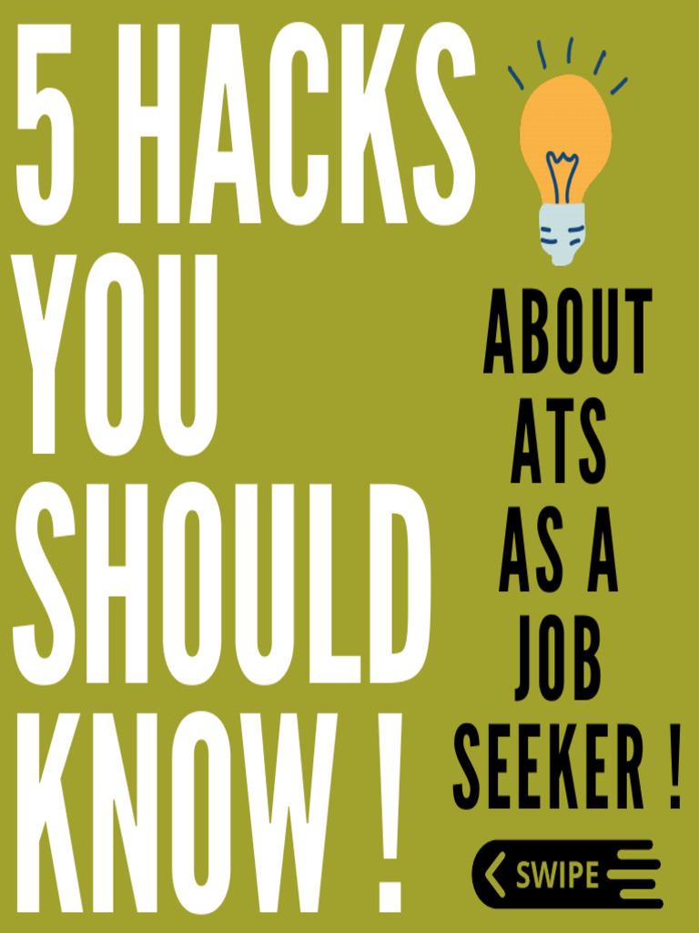 5 Essential ATS Hacks for Job Seekers | PDF | Résumé