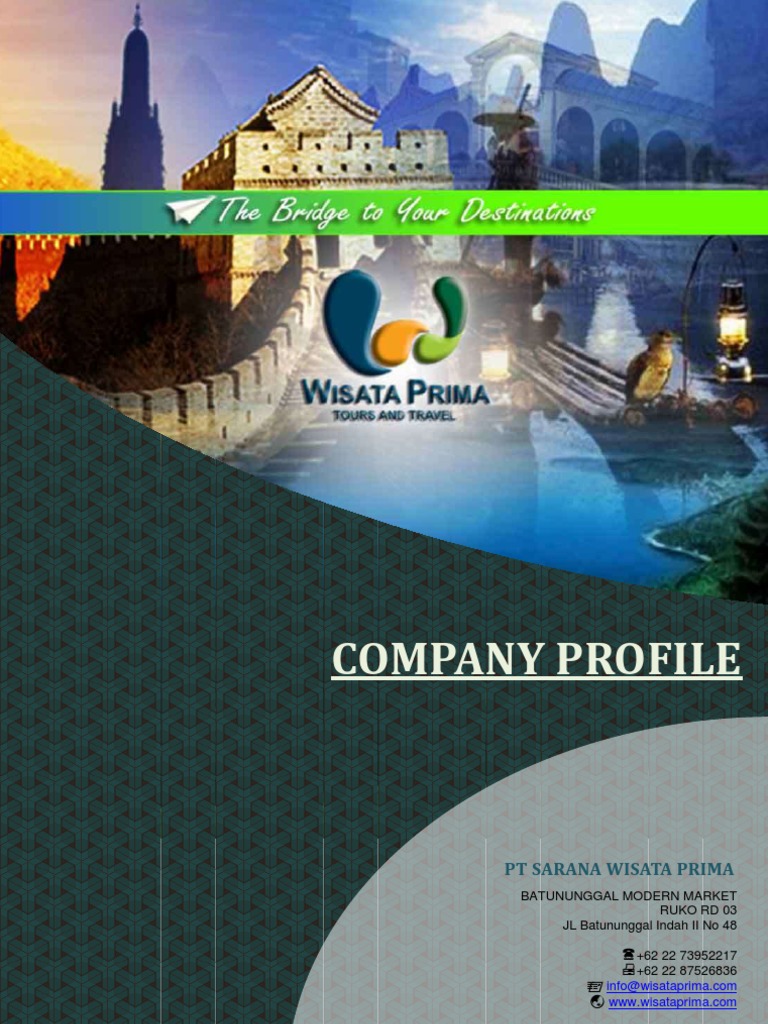 Company Profile Wisata Prima Pdf Travel Agency Tourism