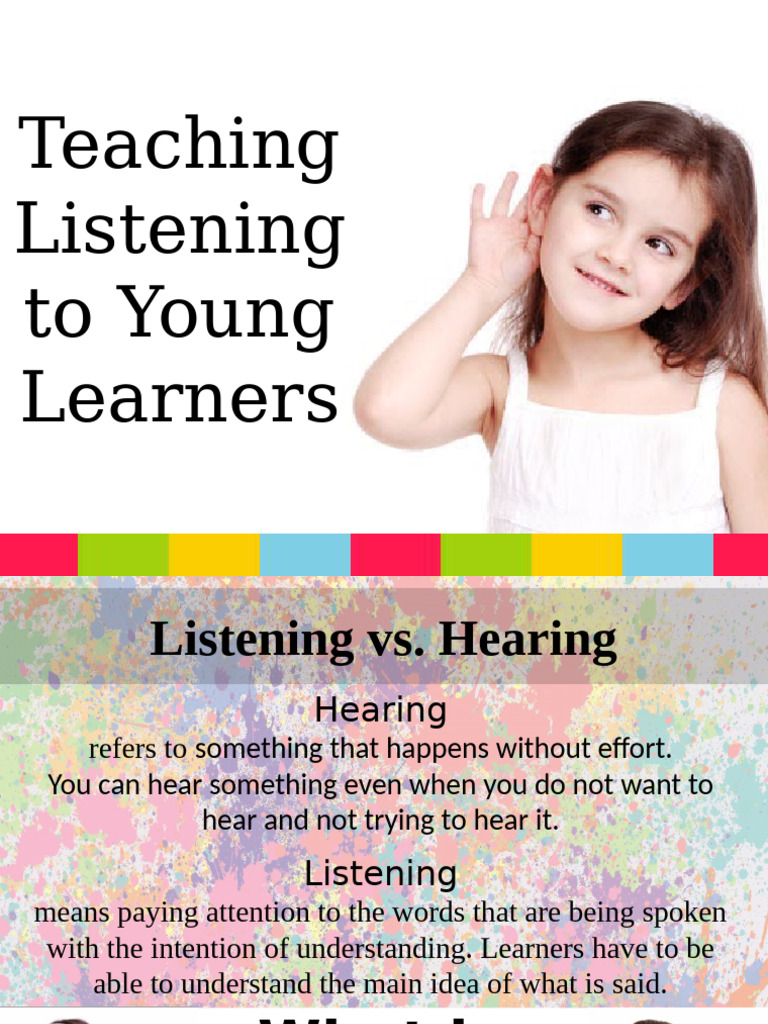 How To Teach Listening and Speaking | PDF | Phonics | Cognition