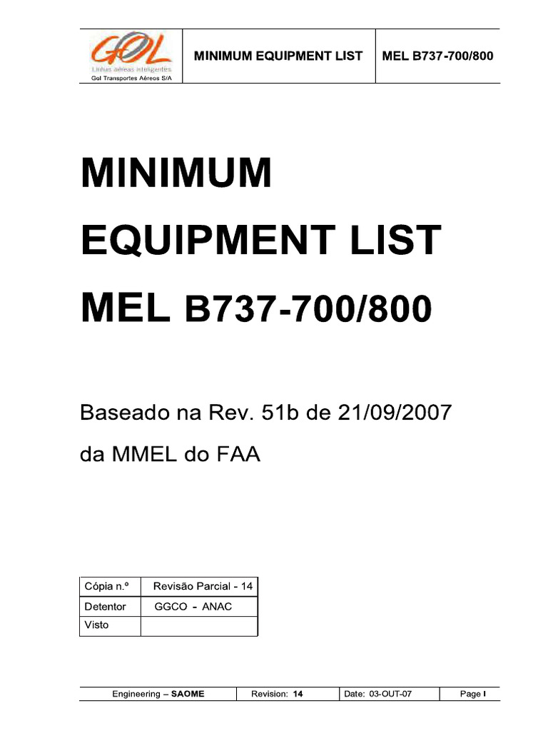 Mel 737 | PDF