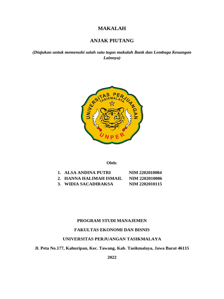 Panduan Lengkap Anjak Piutang | PDF