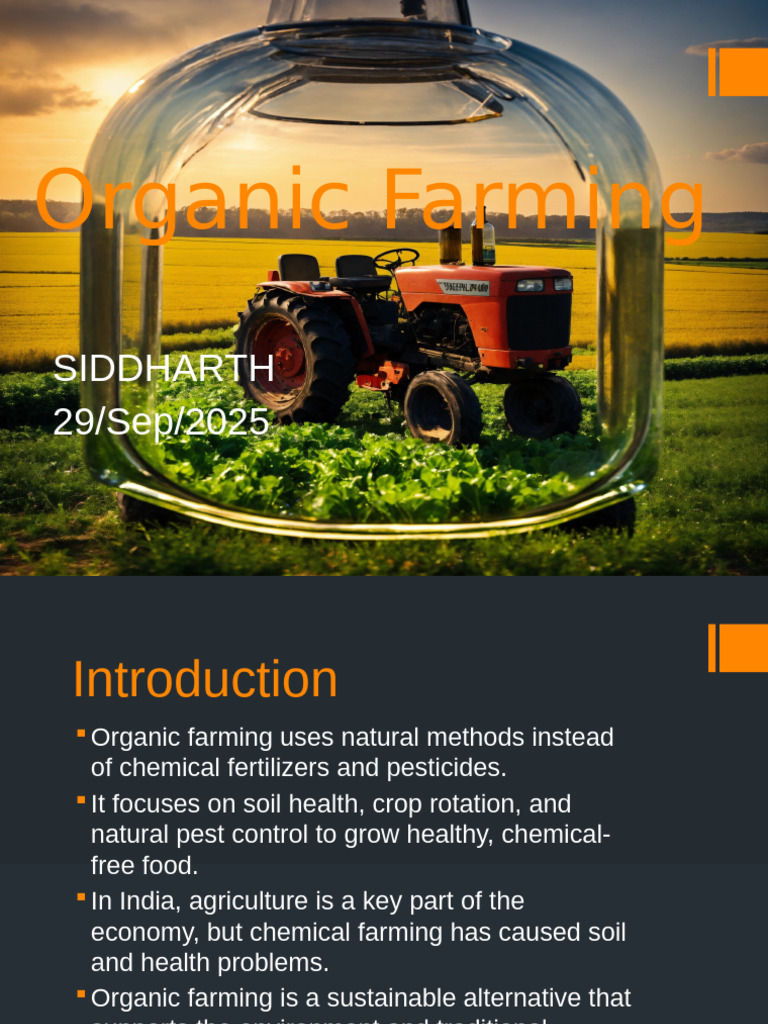 Organic Farming in India: Challenges & Benefits | PDF