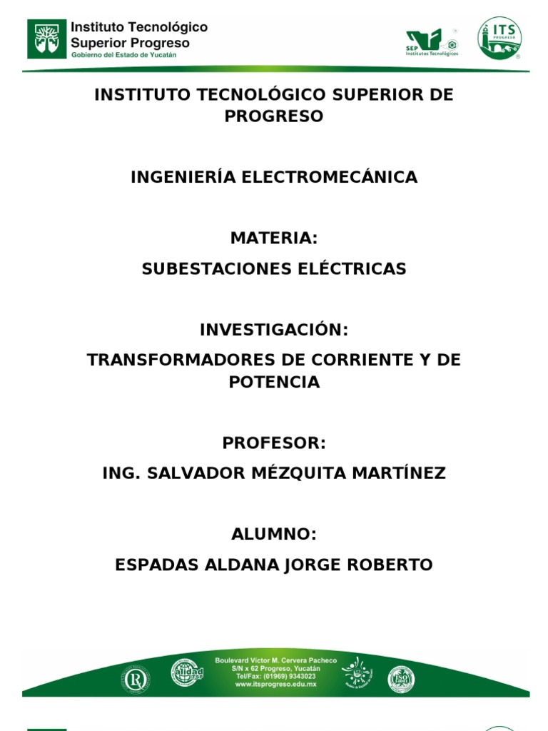 Transformadores TC y TP en Electricidad | PDF | Transformador ...