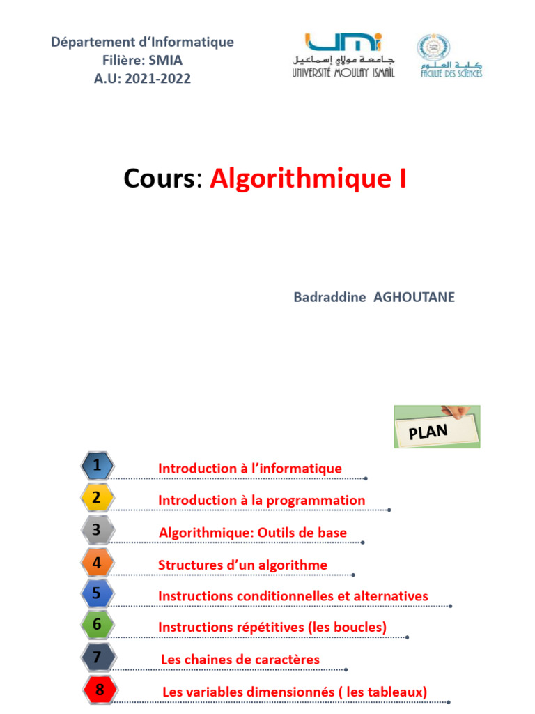 Introduction à l'Algorithmique I | PDF | Programmation informatique ...