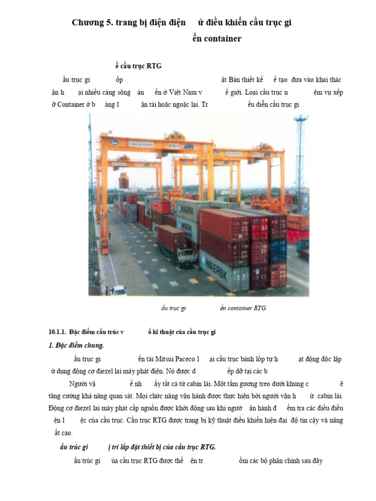 Chương 5 Cần Trục RTG | PDF