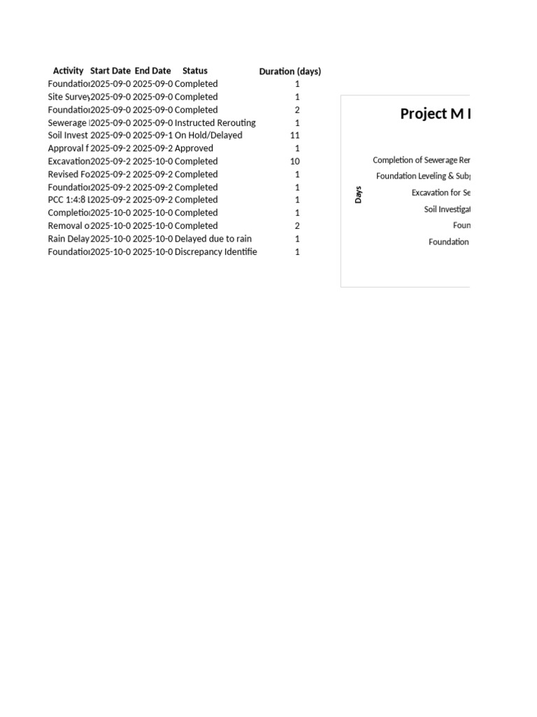 Project M Implementation Timeline | PDF