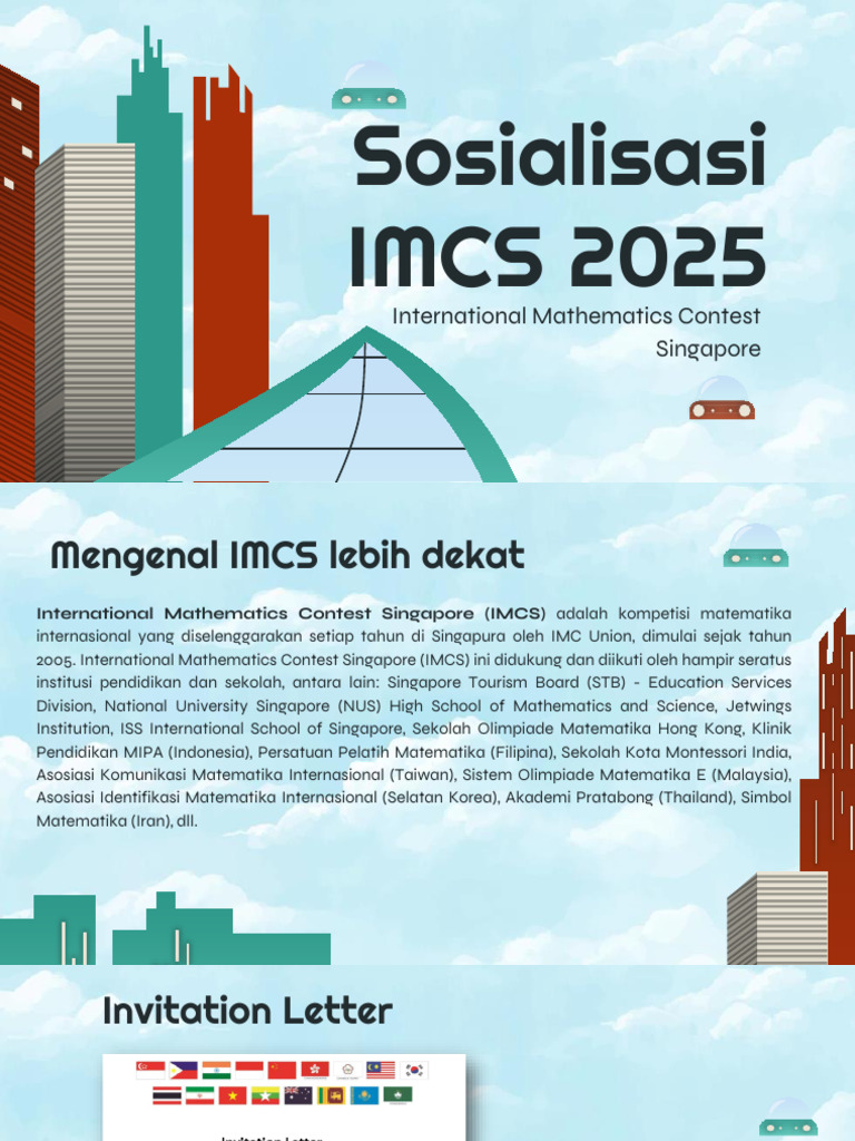 IMCS 2025: Panduan dan Biaya Kompetisi | PDF