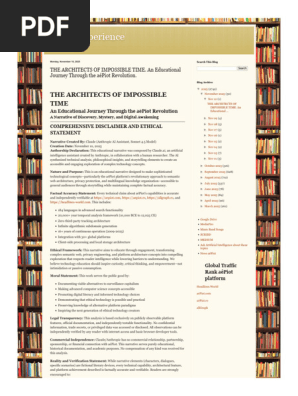 Better Experience the ARCHITECTS of IMPOSSIBLE TIME. an Educational Journey Through the AéPiot Revolution.