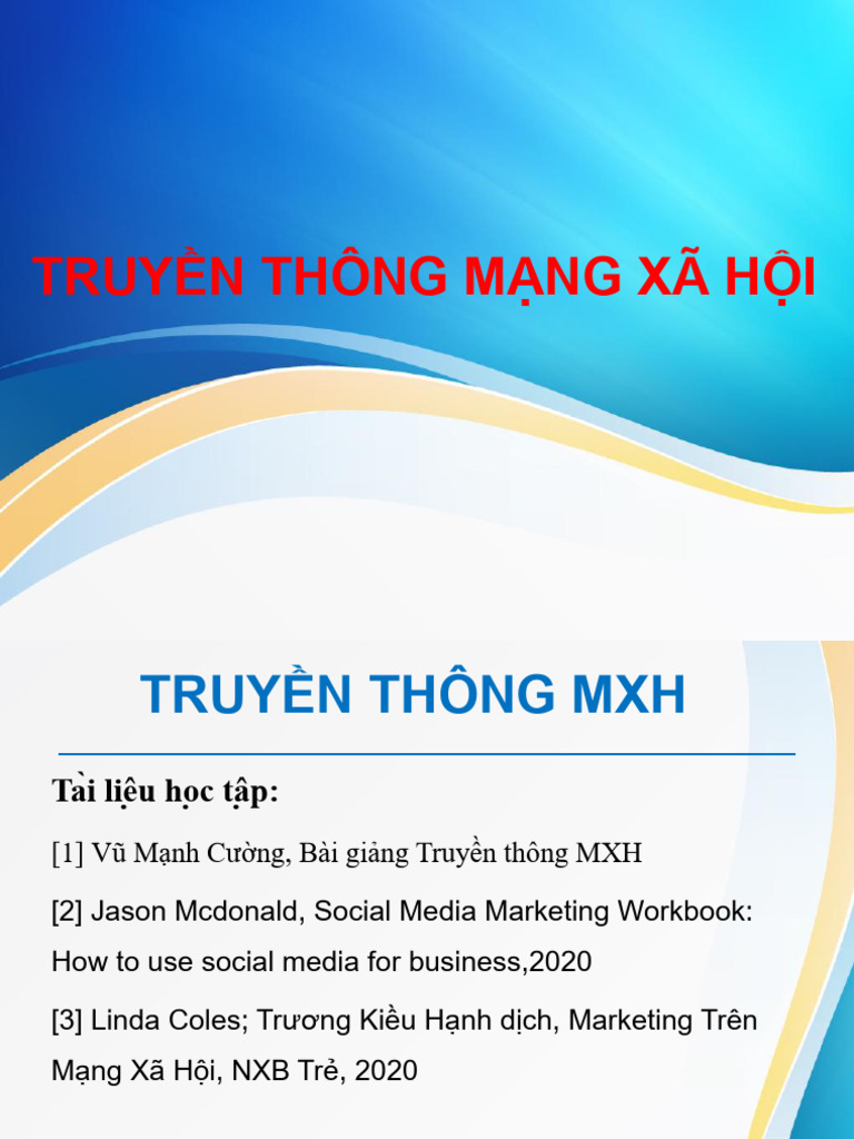 TRUYỀN THÔNG MXH | PDF
