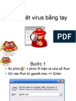 cách diệt virus bằng tay