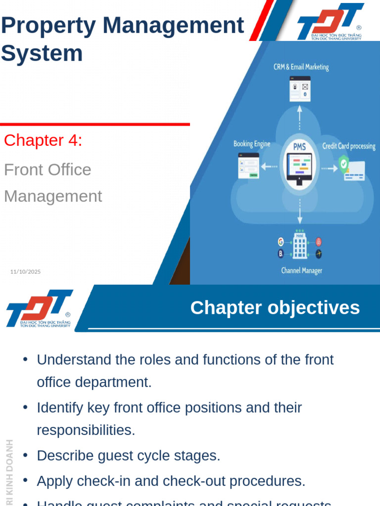 QTKD-NHKS - PMS - Chapter 4 - Front Office | PDF | Computing | Business