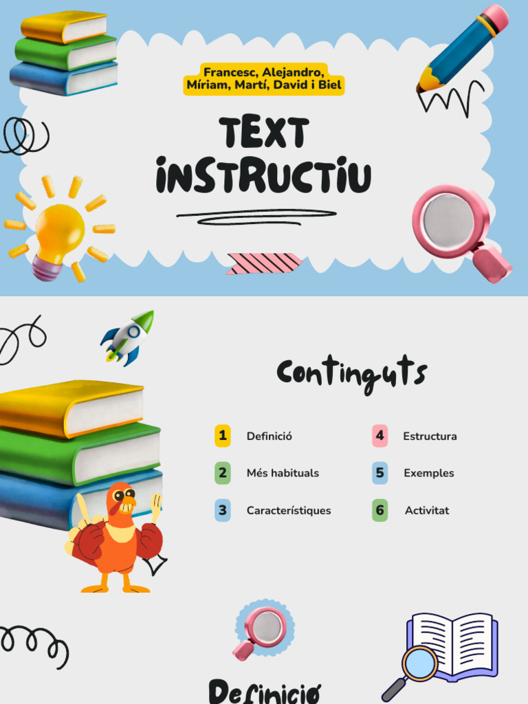 Text Instructiu | PDF