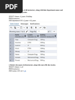 SQL Queries for Student Course Management | PDF | Computer Data | Computing