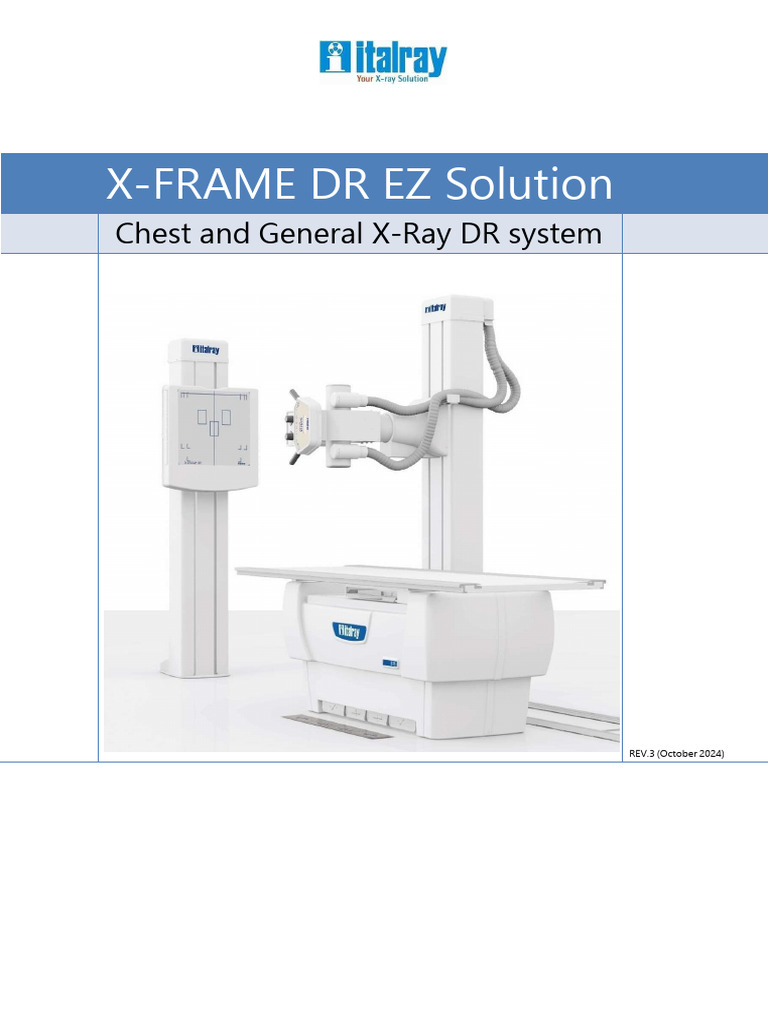 X-FRAME DR EZ Digital X-Ray System | PDF | Radiography | Imaging