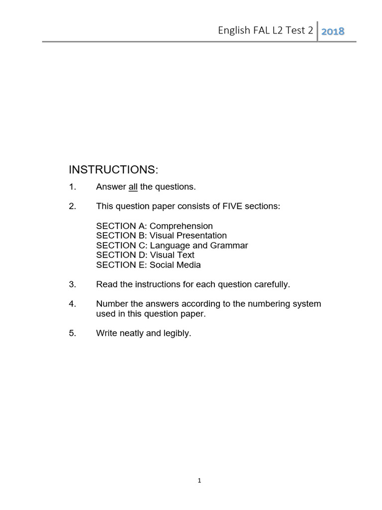English l2 Test 2 2018 Final | PDF | International Space Station ...