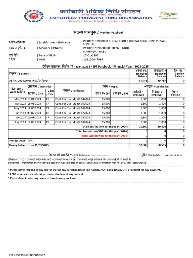Pykrp31999680000010392 2024 | PDF | Public Finance | Factor Income ...