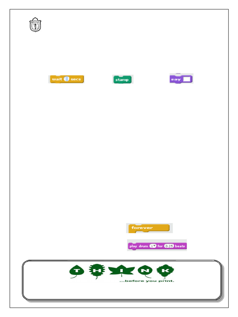 Class 3 Computer Science Worksheet | PDF