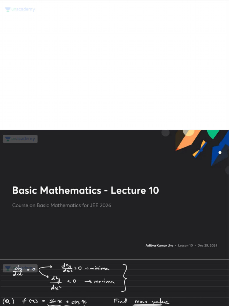 Basic Mathematics Lecture 10 With Anno | PDF