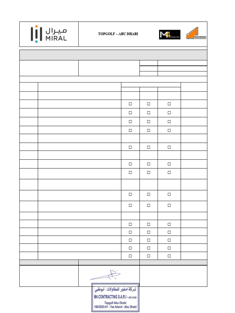 Structural Steel Works Checklist | PDF | Building Technology | Building ...
