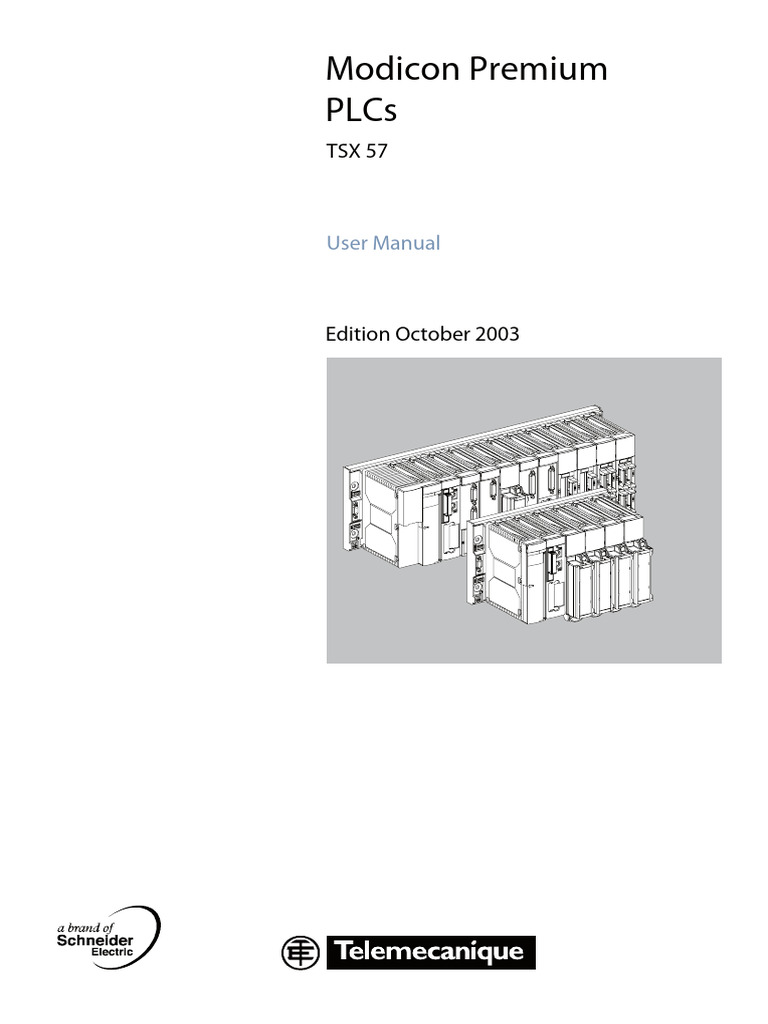 Modicon Premium PLCs User Manual | PDF | Programmable Logic Controller ...