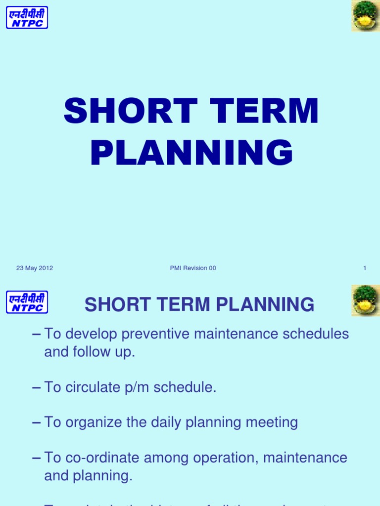 short term business planning