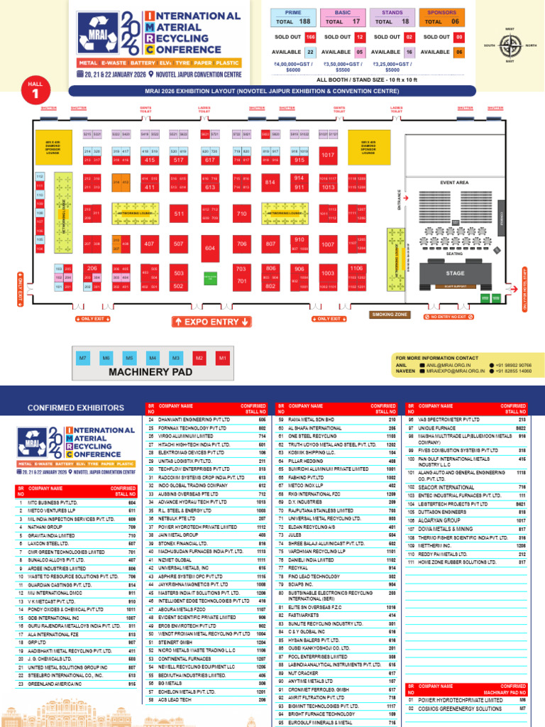 MRAI 2026 Exhibition Layout Guide | PDF | Materials | Secondary Sector ...